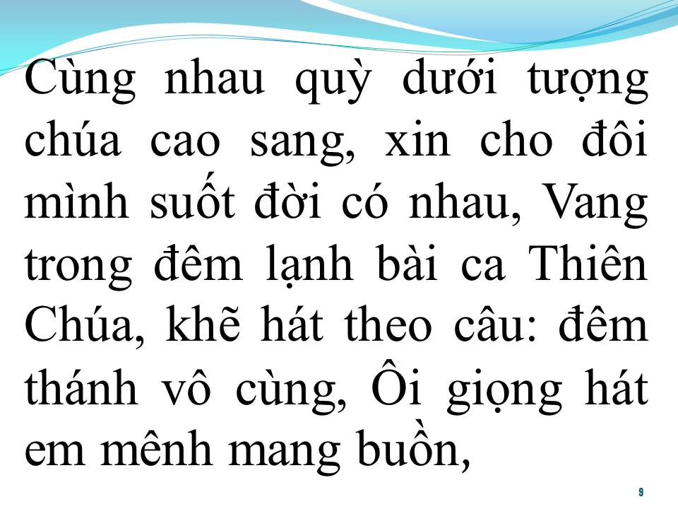 Lời bài hát BÀI THÁNH CA BUỒN