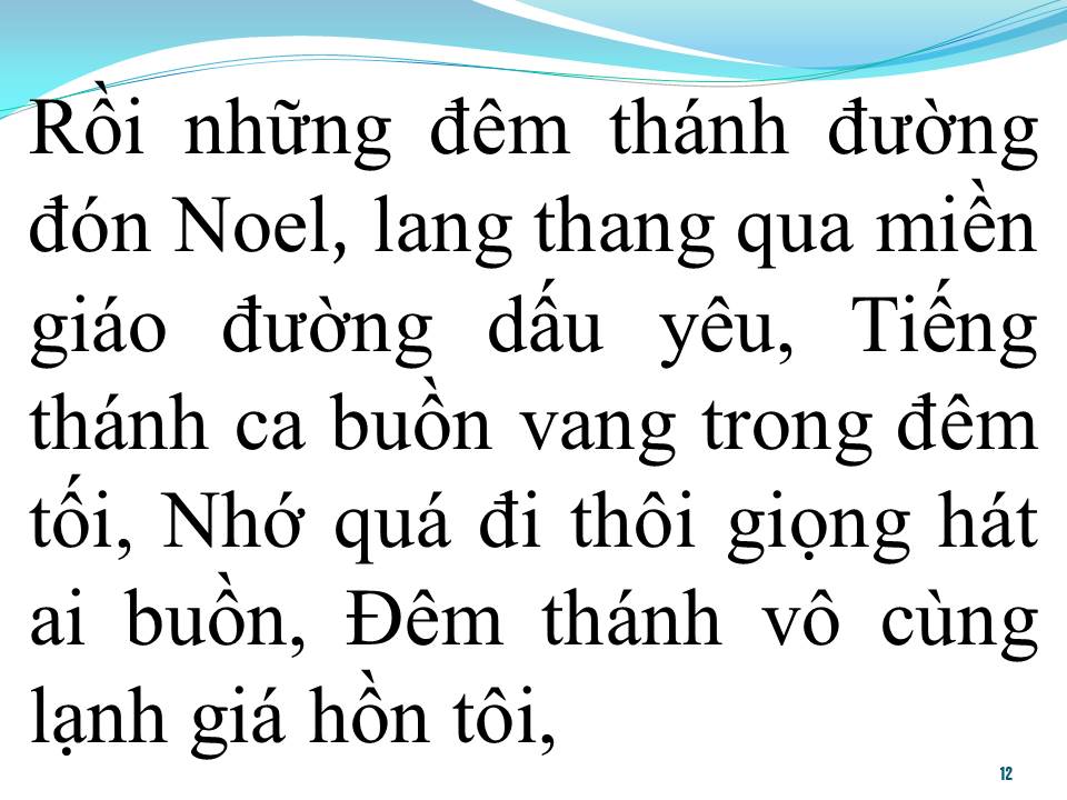 Lời bài hát BÀI THÁNH CA BUỒN