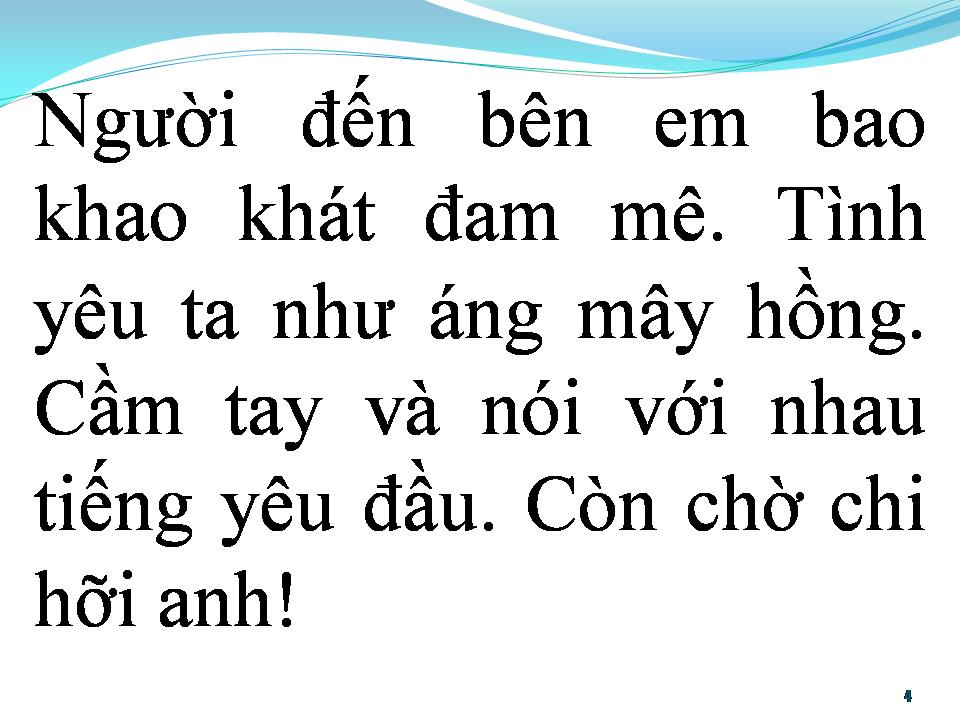 Lời bài hát BAN MAI TÌNH YÊU