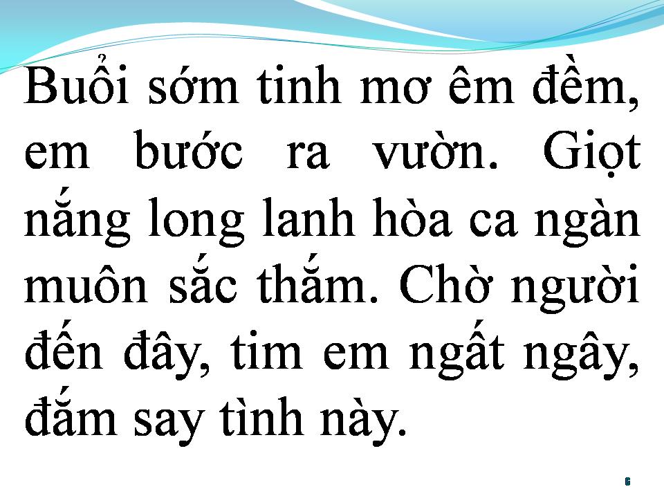 Lời bài hát BAN MAI TÌNH YÊU
