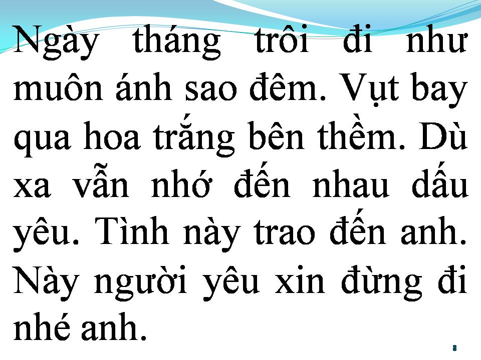 Lời bài hát BAN MAI TÌNH YÊU