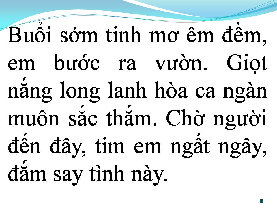 Lời bài hát BAN MAI TÌNH YÊU