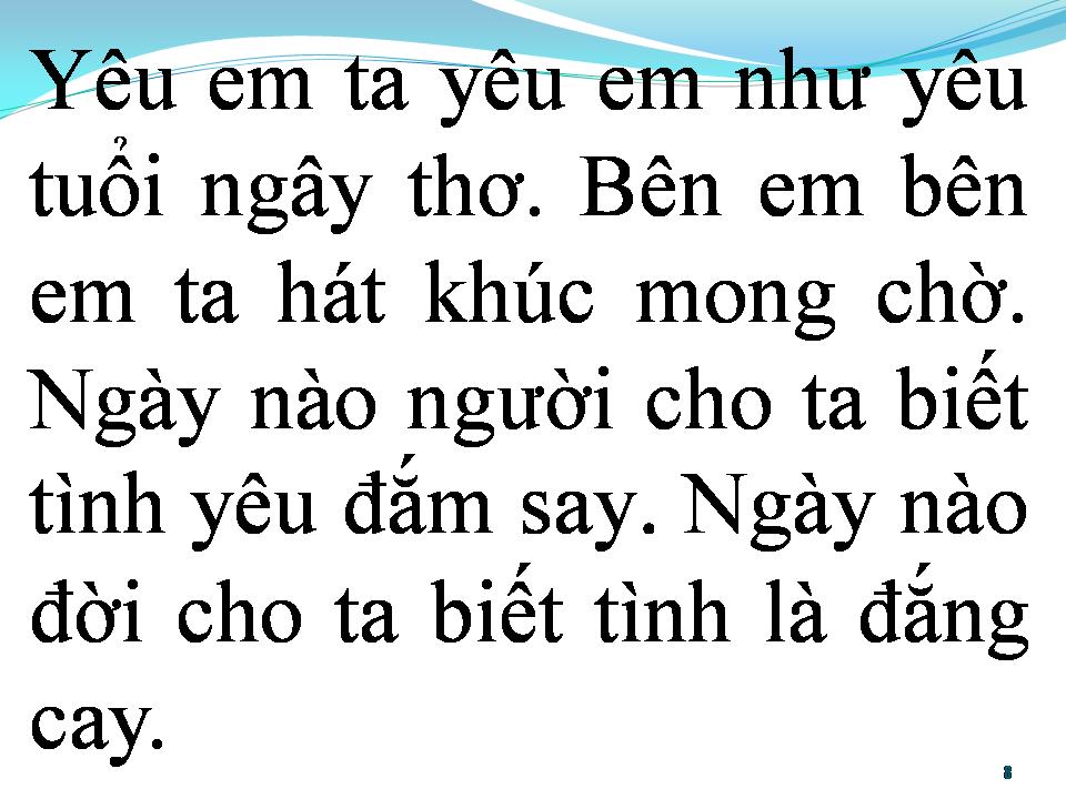 Lời bài hát BẢN TÌNH CUỐI