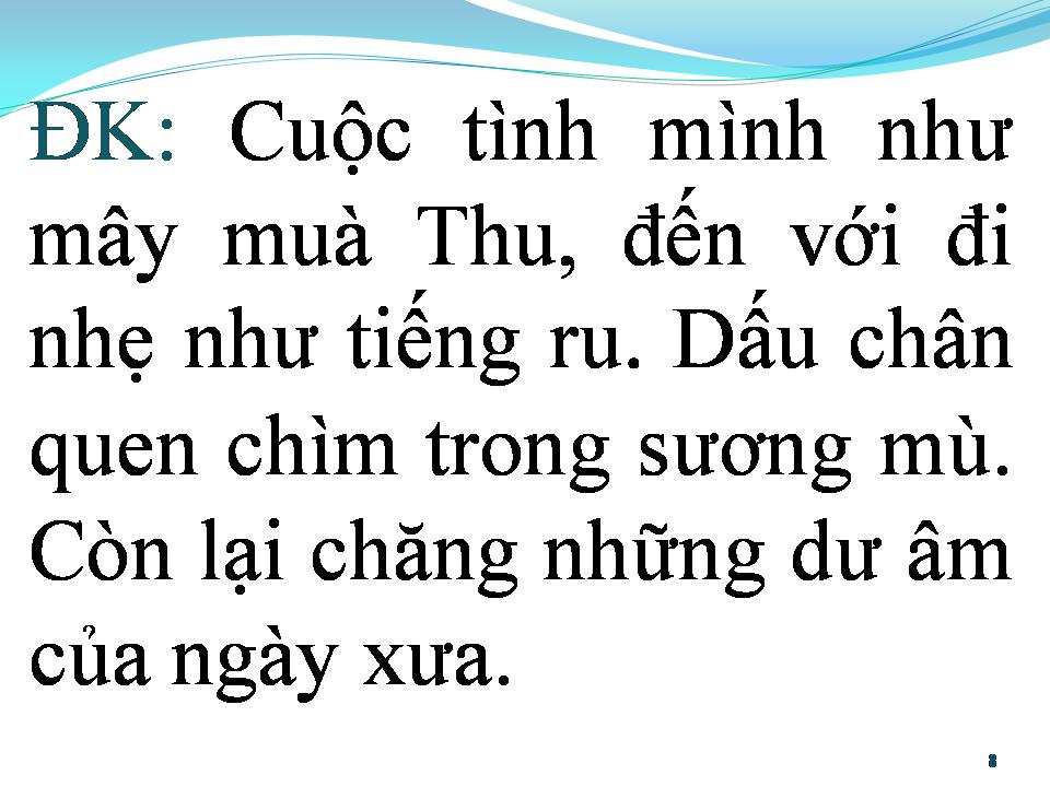 Lời bài hát BAO GIỜ TA GẶP LẠI