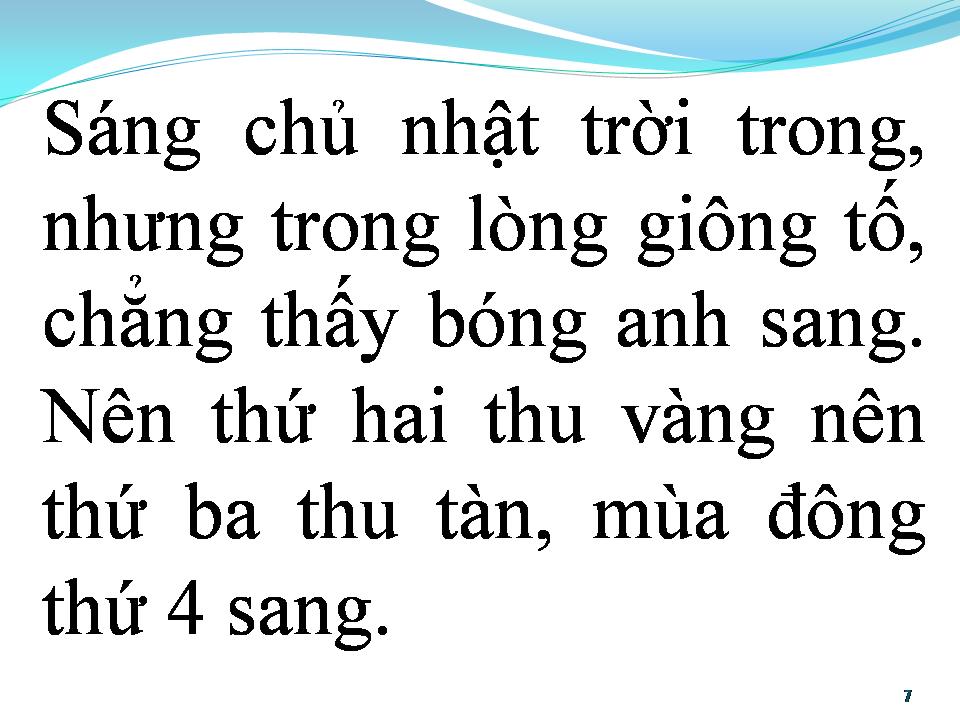 Lời bài hát BẢY NGÀY ĐỢI MONG