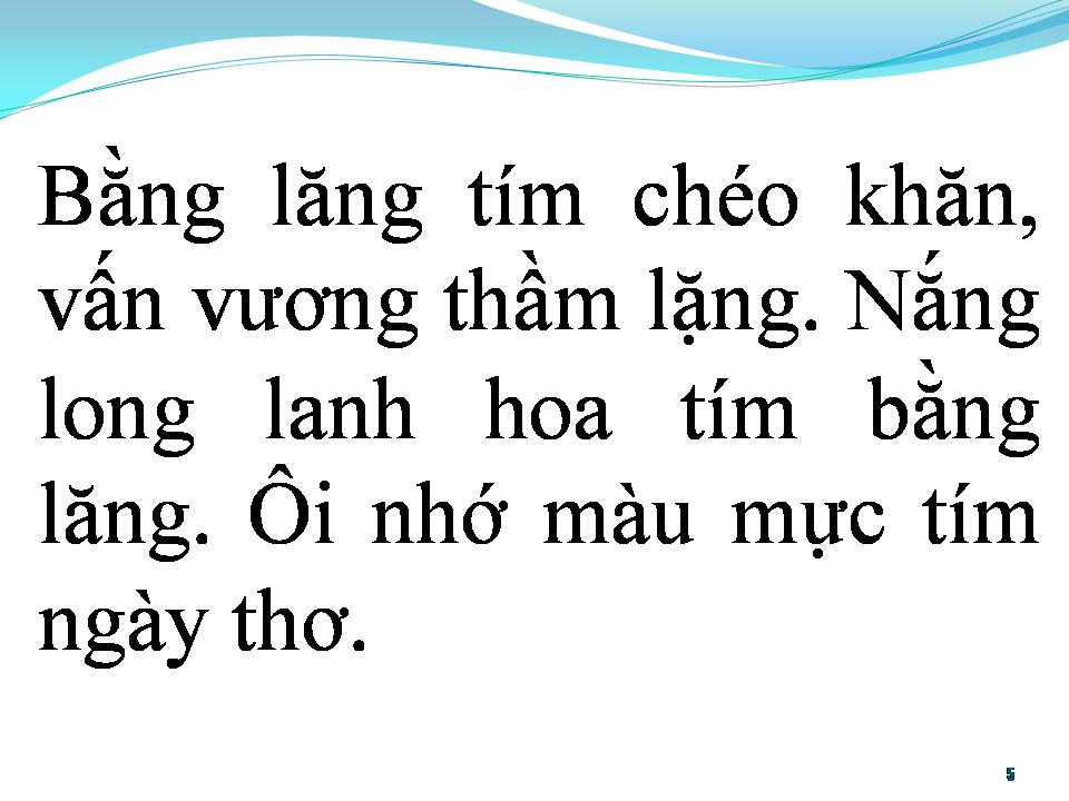 Lời bài hát BẰNG LĂNG TÍM