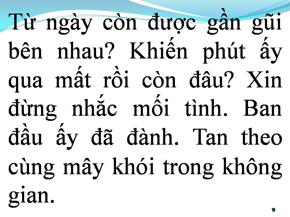 Lời bài hát BẼ BÀNG