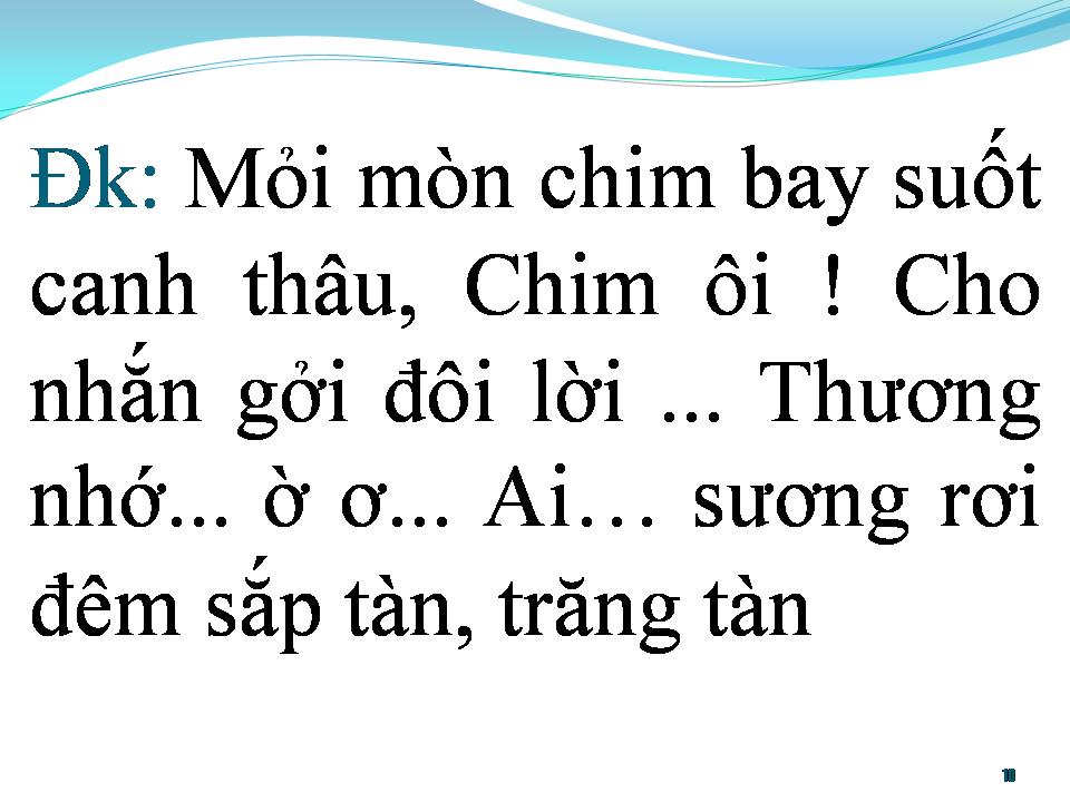 Lời bài hát BÈO DẠT MÂY TRÔI