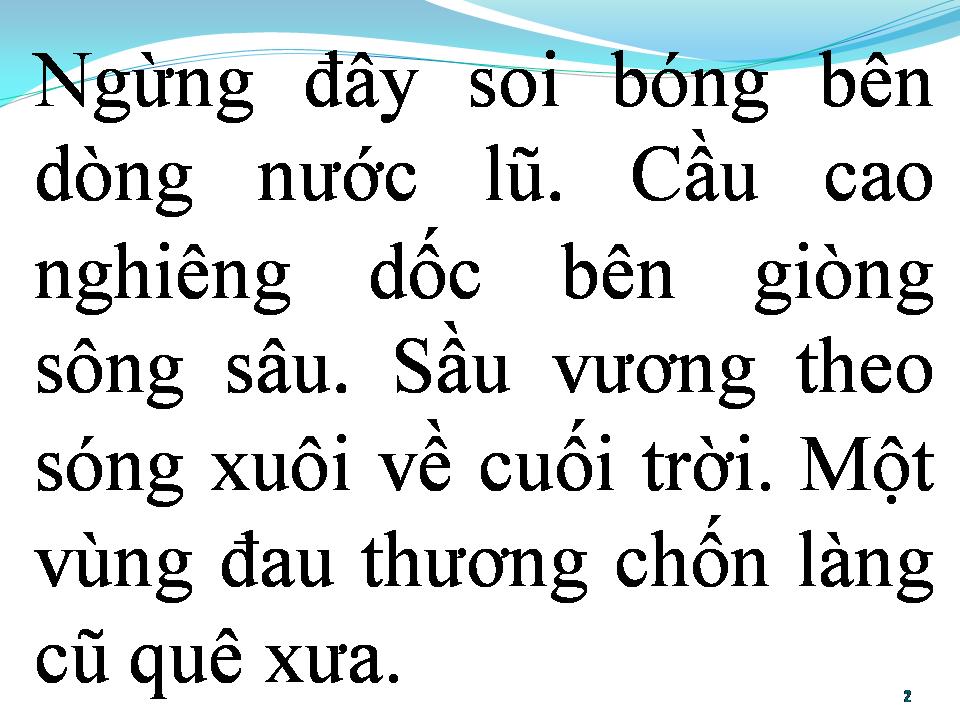 Lời bài hát BÊN CẦU BIÊN GIỚI