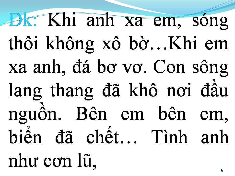 Lời bài hát BÊN EM LÀ BIỂN RỘNG