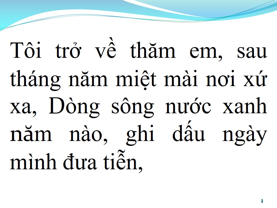 Lời bài hát BẾN SÔNG CHỜ