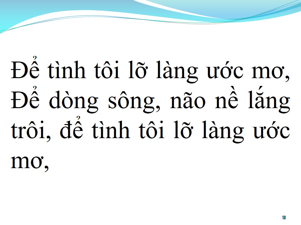 Lời bài hát BẾN SÔNG CHỜ