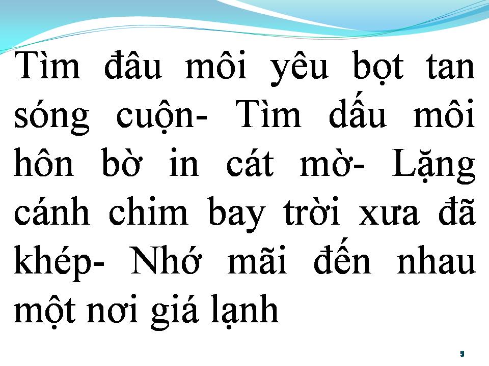 Lời bài hát BẾN SÔNG TRĂNG