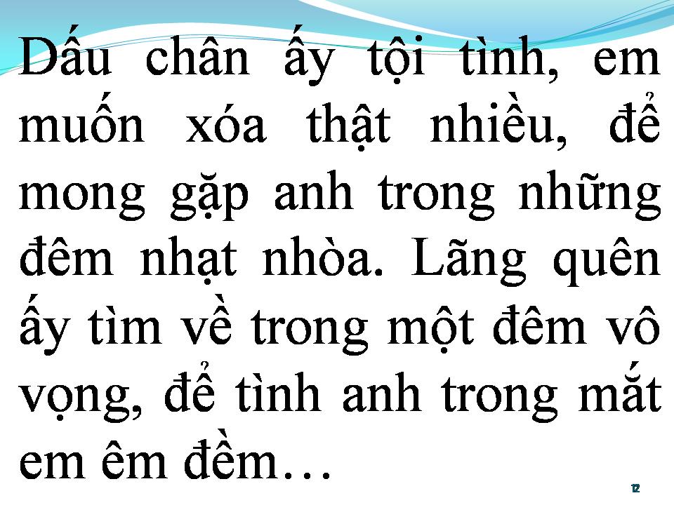 Lời bài hát BẾN SÔNG TRĂNG