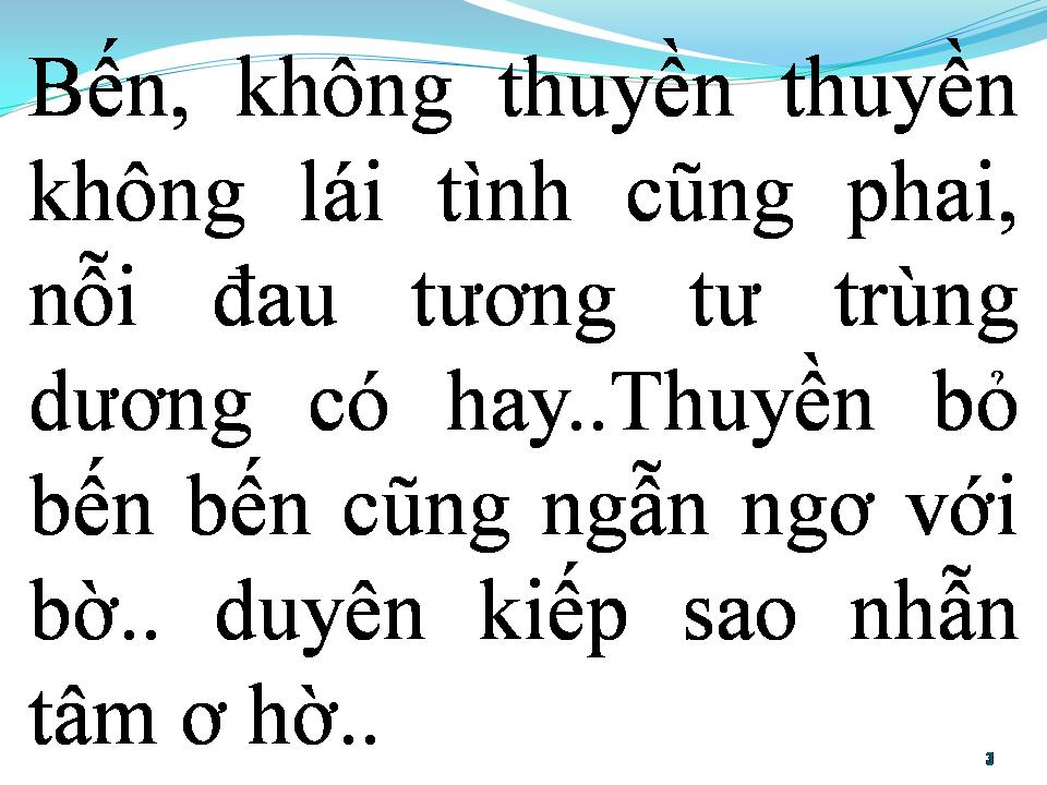 Lời bài hát BẾN TƯƠNG TƯ