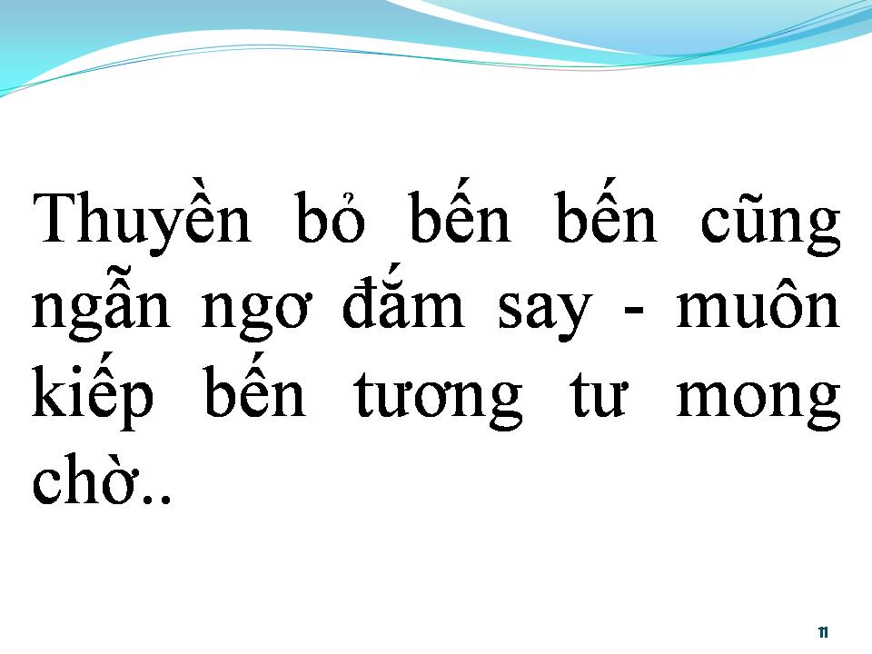 Lời bài hát BẾN TƯƠNG TƯ