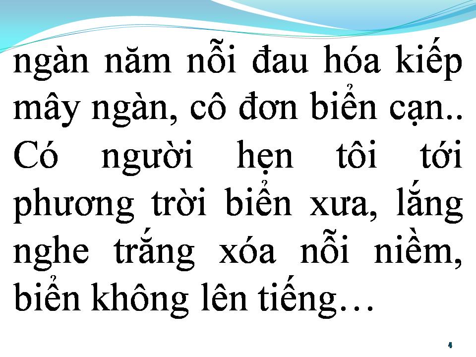 Lời bài hát BIỂN CẠN