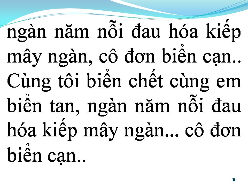 Lời bài hát BIỂN CẠN