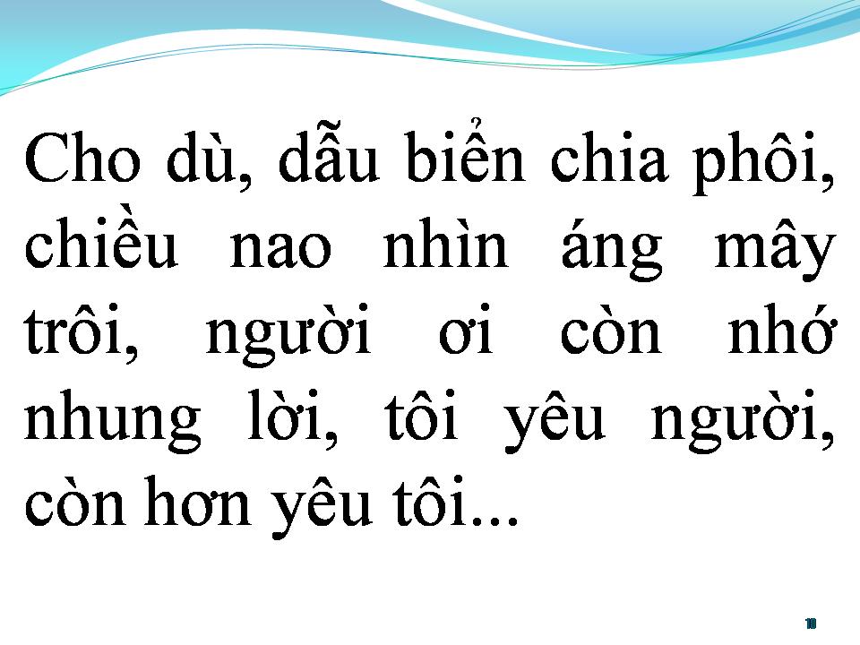 Lời bài hát BIỂN DÂU