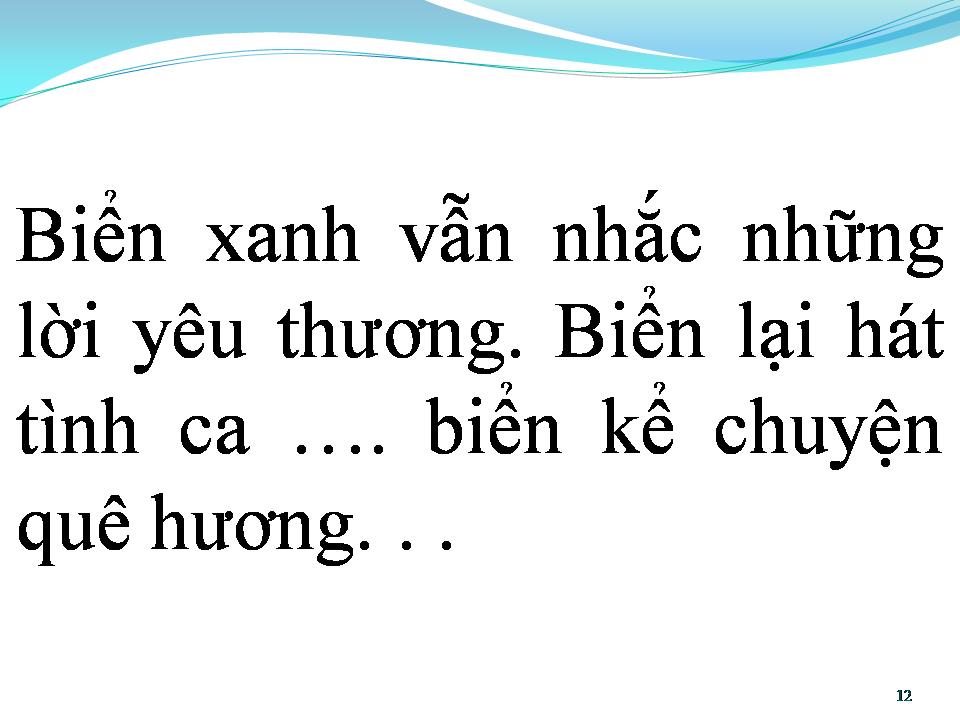 Lời bài hát BIỂN HÁT CHIỀU NAY
