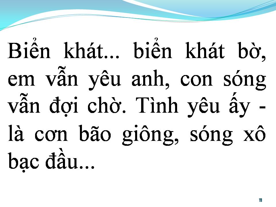 Lời bài hát BIỂN KHÁT