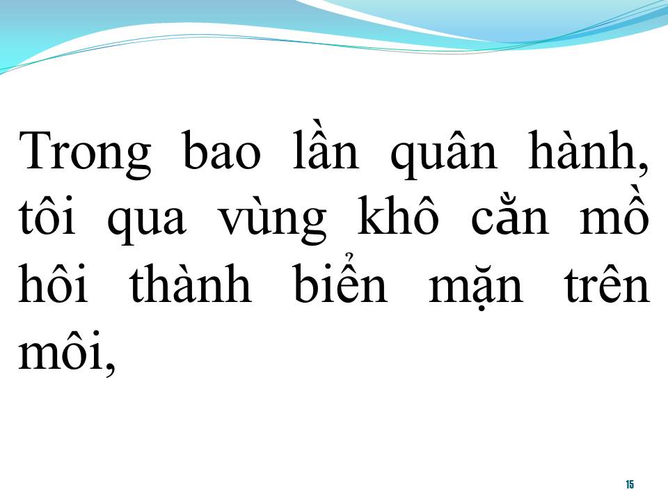 Lời bài hát BIỂN MẶN