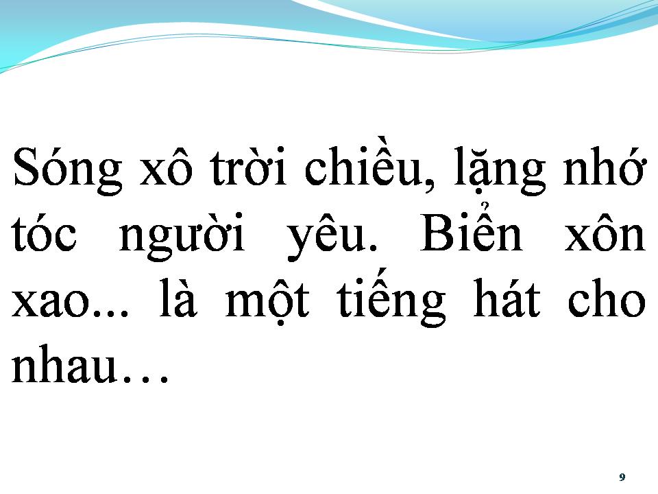 Lời bài hát BIỂN SÁNG