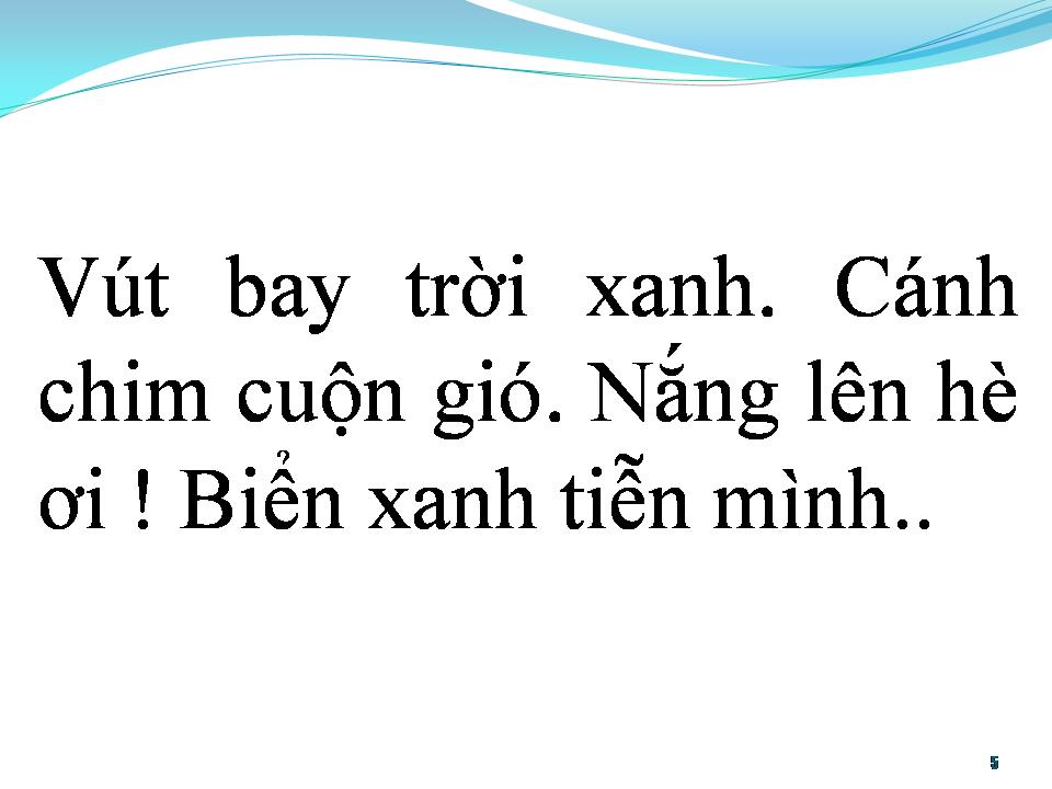 Lời bài hát BIỂN XANH