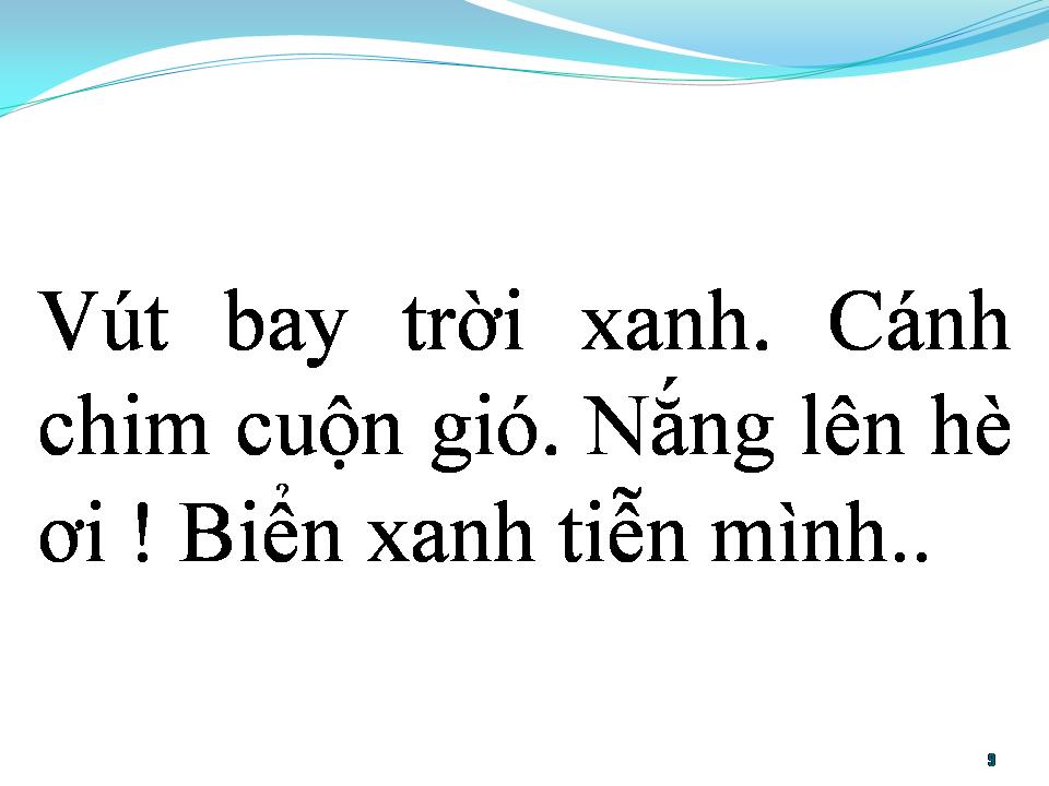 Lời bài hát BIỂN XANH