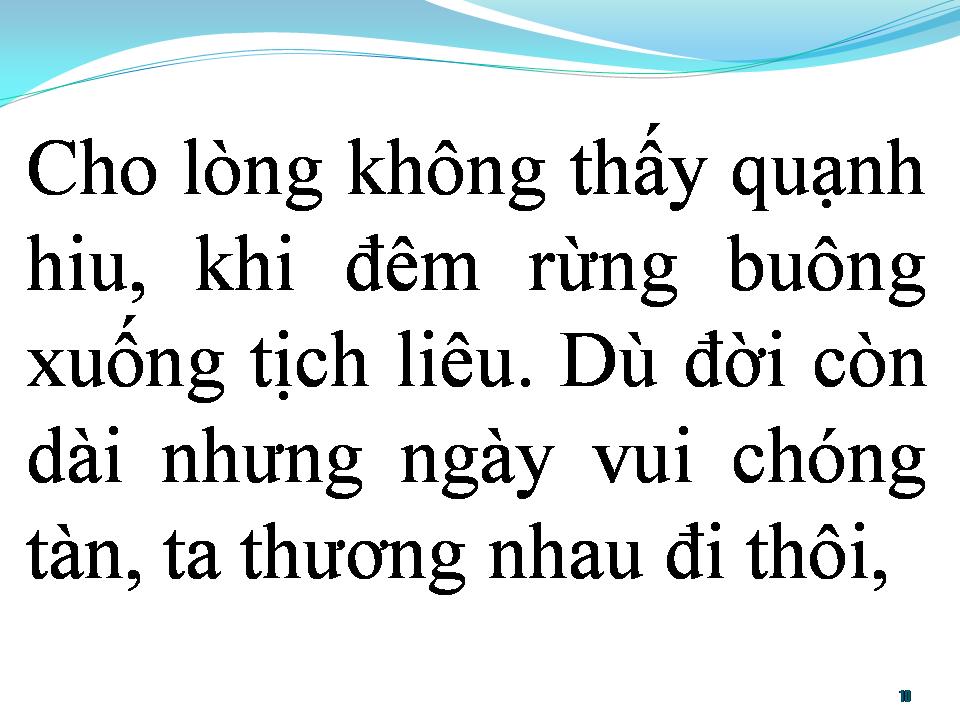 Lời bài hát BIẾT ĐẾN BAO GIỜ