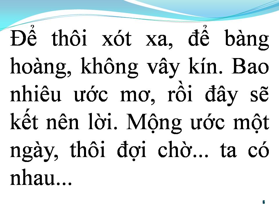 Lời bài hát BIẾT ĐẾN THUỞ NÀO