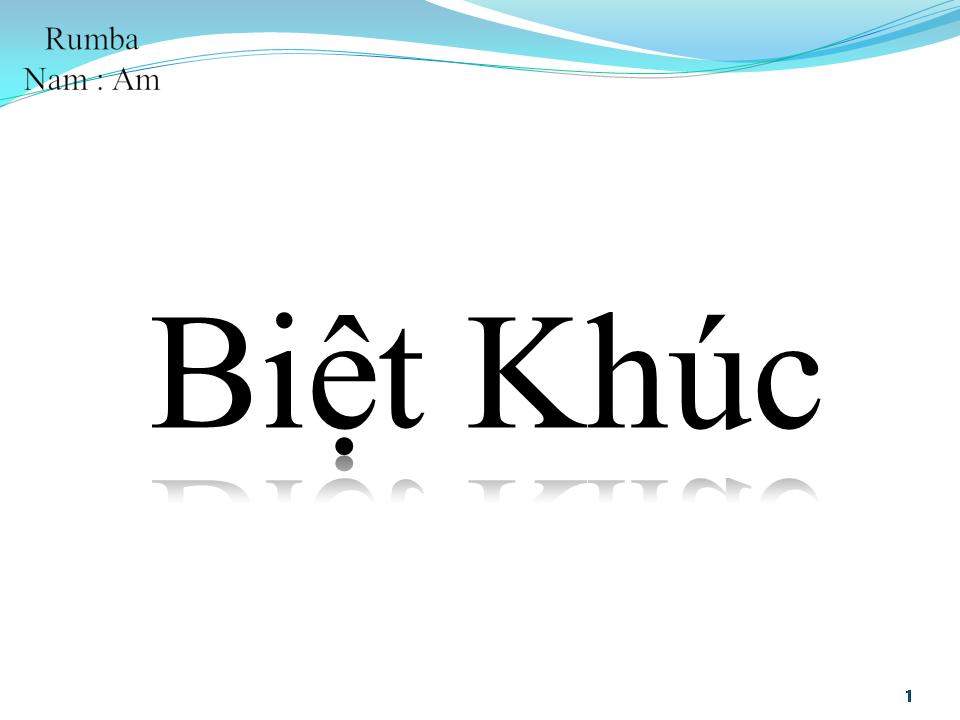 Lời bài hát BIỆT KHÚC