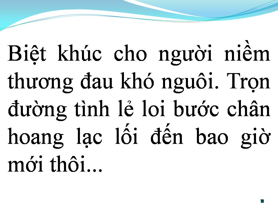 Lời bài hát BIỆT KHÚC
