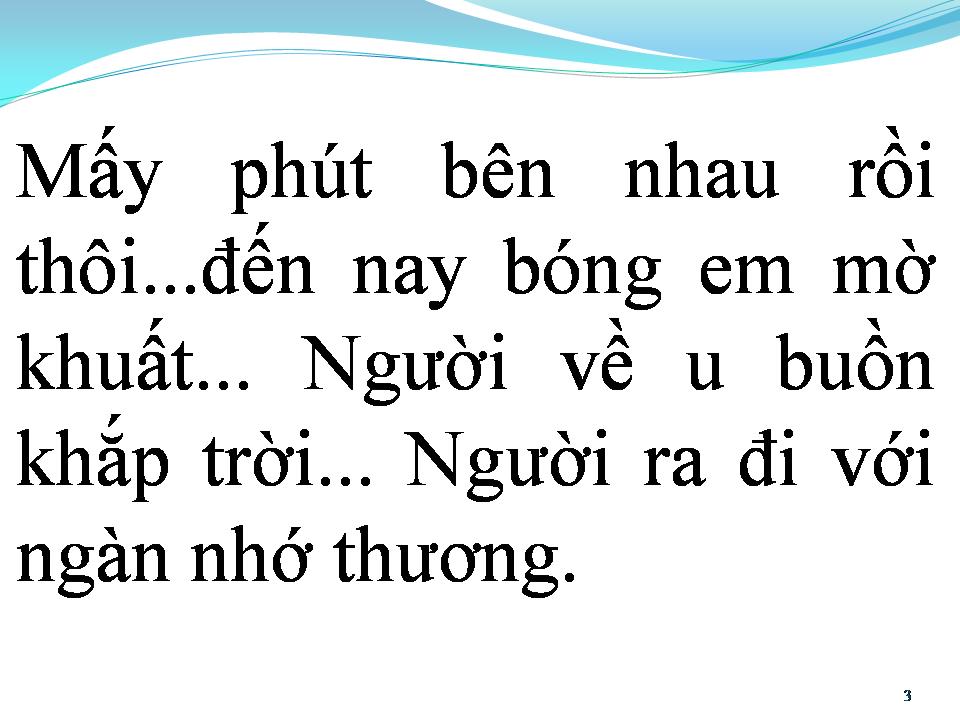 Lời bài hát BIỆT LY