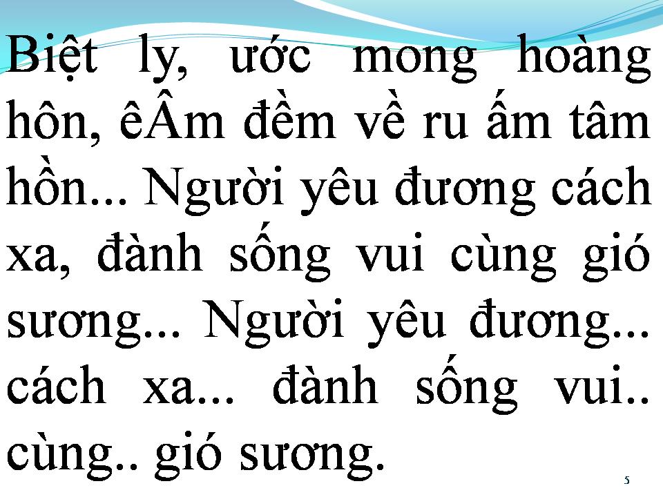 Lời bài hát BIỆT LY