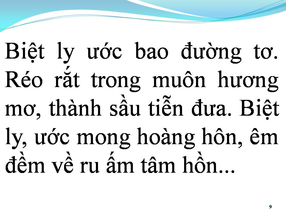 Lời bài hát BIỆT LY