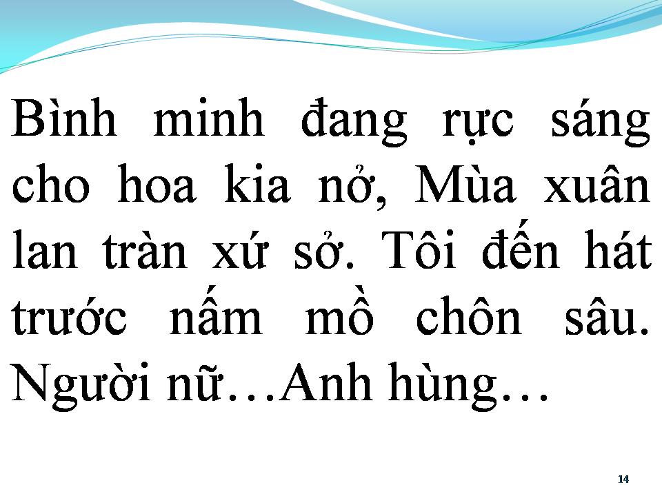 Lời bài hát BIẾT ƠN CHỊ VÕ THỊ SÁU