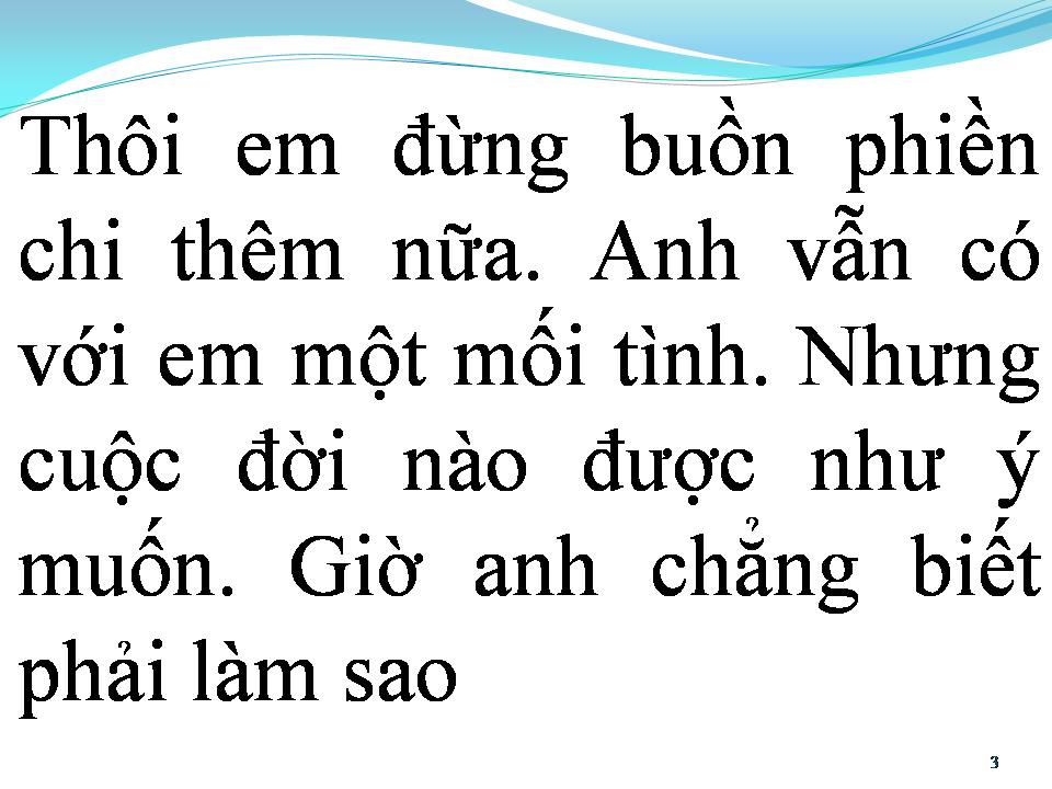 Lời bài hát BIẾT PHẢI LÀM SAO