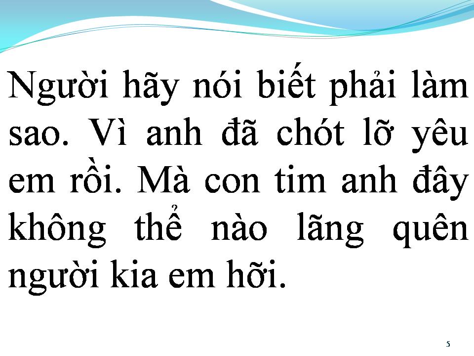 Lời bài hát BIẾT PHẢI LÀM SAO