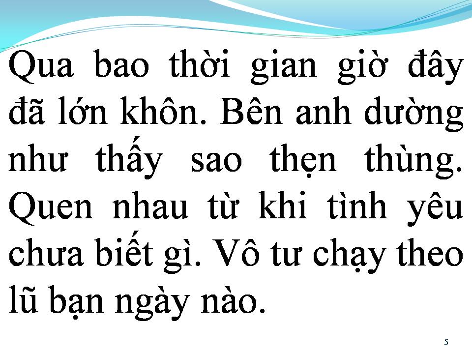 Lời bài hát BIẾT YÊU KHI NÀO