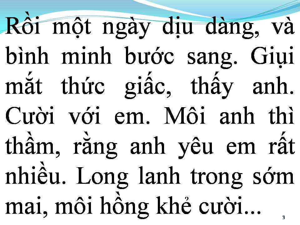 Lời bài hát BÌNH MINH DỊU ÊM