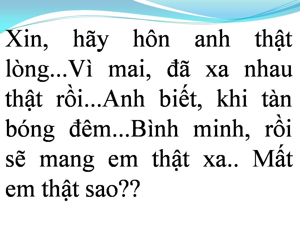 Lời bài hát BÌNH MINH SẼ MANG EM ĐI