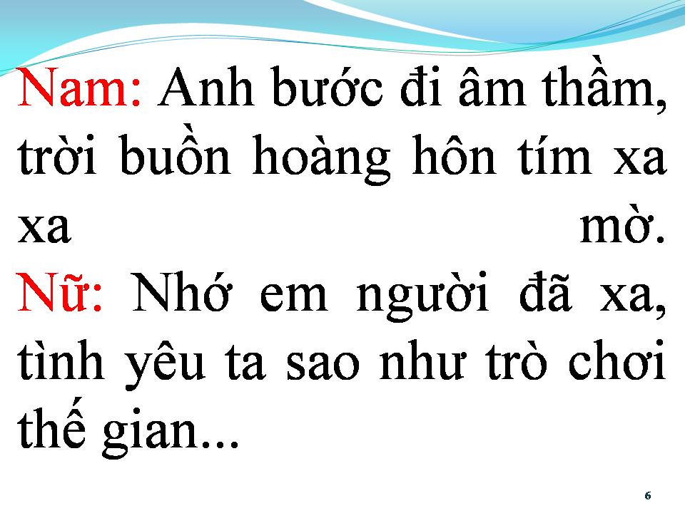 Lời bài hát BÌNH MINH TÌNH YÊU
