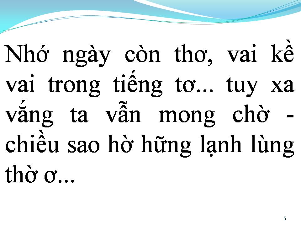 Lời bài hát BÓNG CHIỀU TÀ