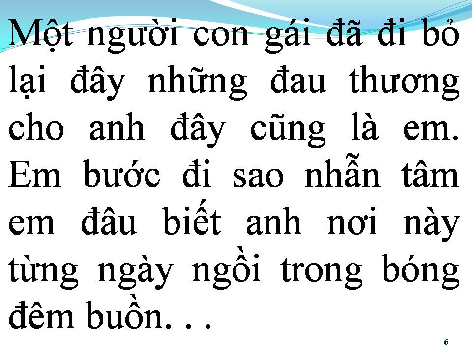 Lời bài hát BÓNG TỐI VÀ TÔI