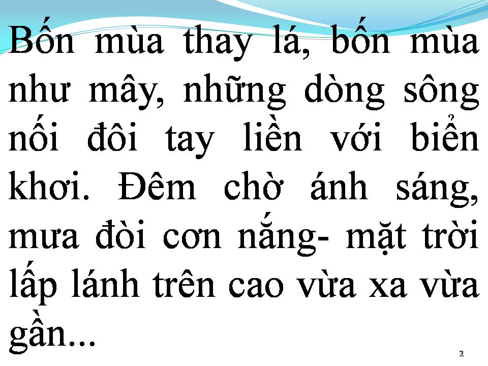 Lời bài hát BỐN MÙA THAY LÁ