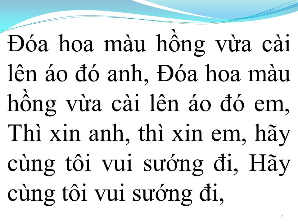 Lời bài hát BÔNG HỒNG CÀI ÁO
