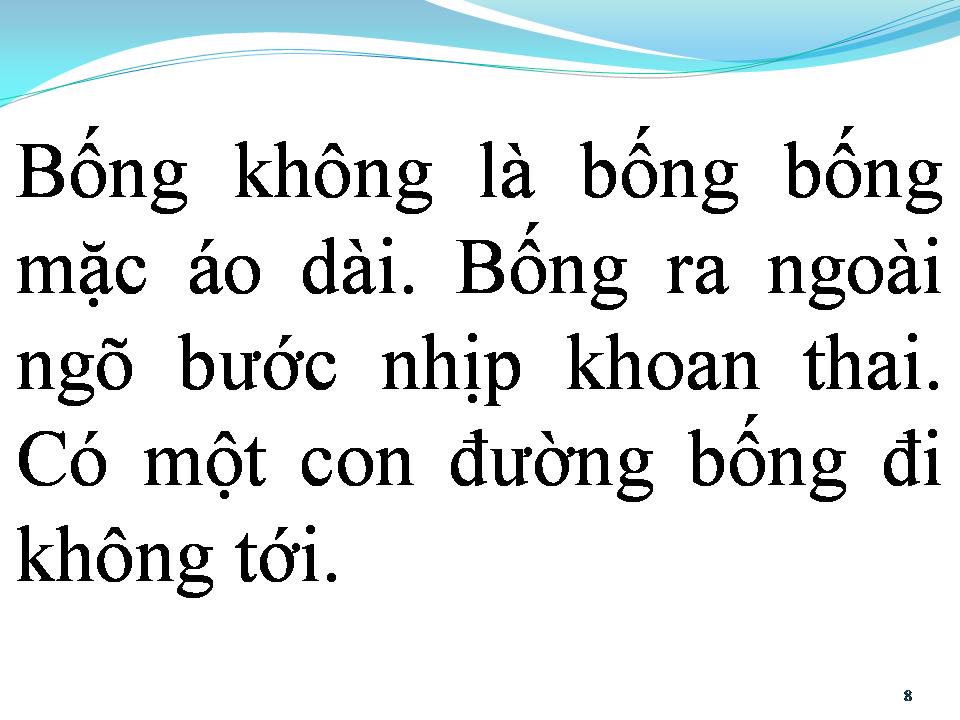 Lời bài hát BỐNG KHÔNG LÀ BỐNG