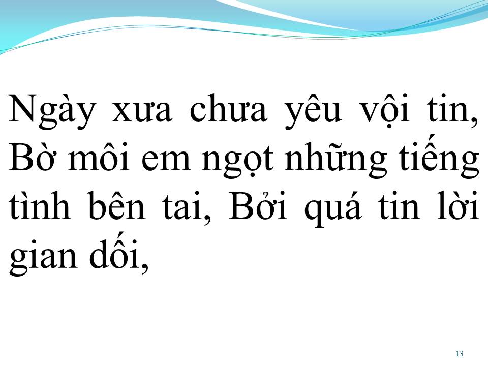 Lời bài hát BỞI TIN LỜI THỀ
