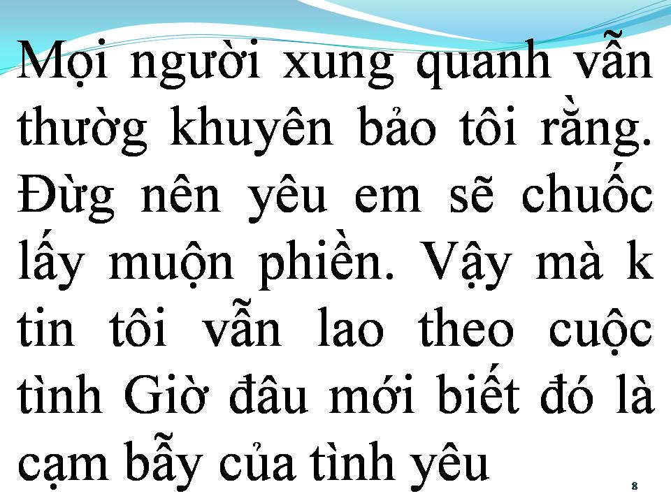 Lời bài hát BỞI VÌ ĐAM MÊ